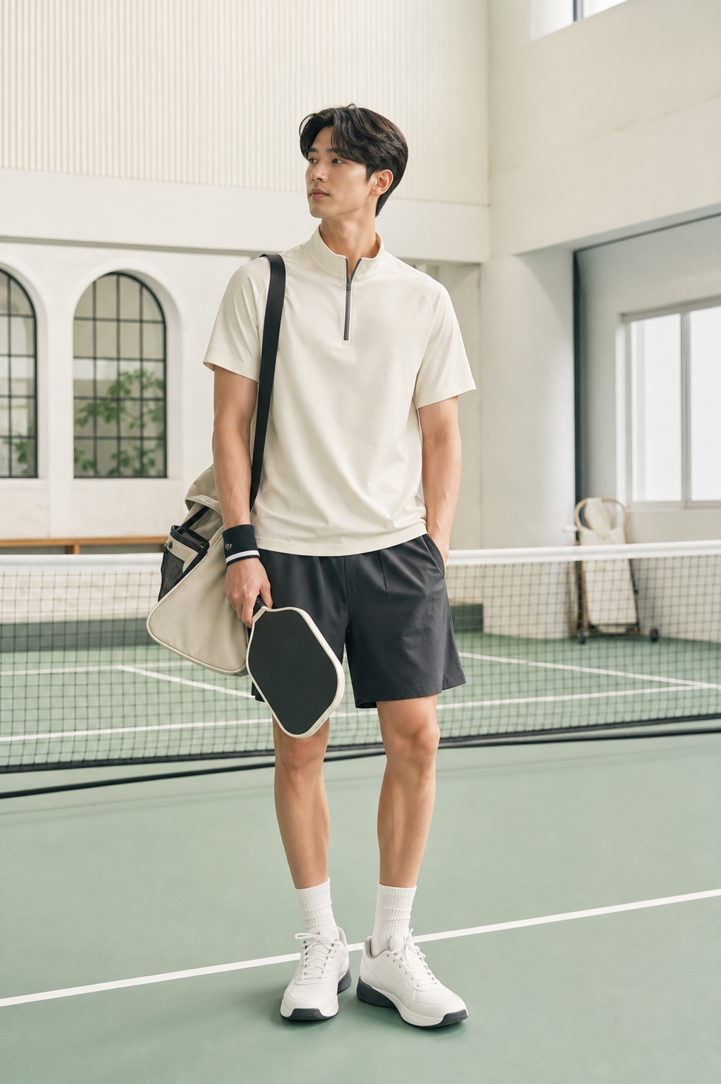Male pickleball player style profile